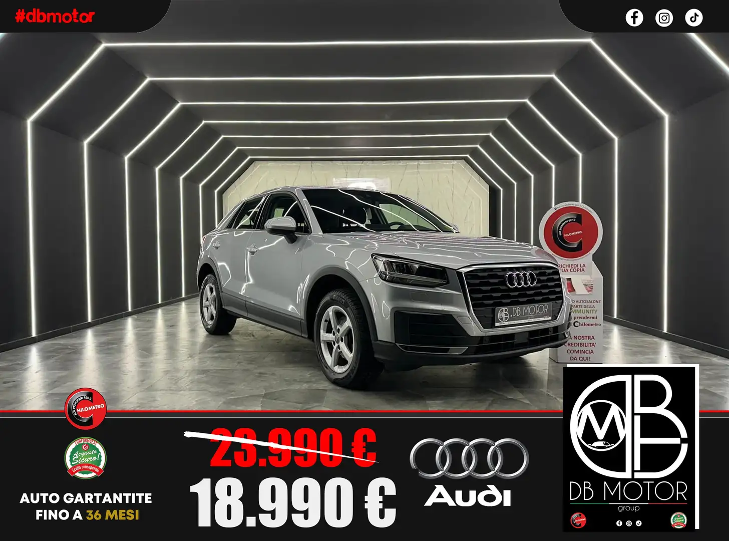 Audi Q2 Q2 I 2017 30 1.6 tdi s-tronic my20 Argento - 1