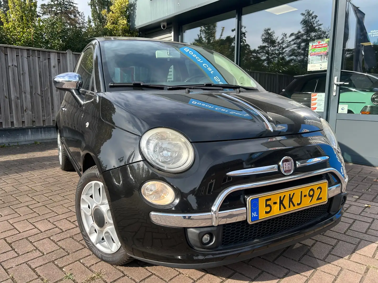 Fiat 500 POP 1.4i16V Panodak, Leren Bekleding Zwart - 2