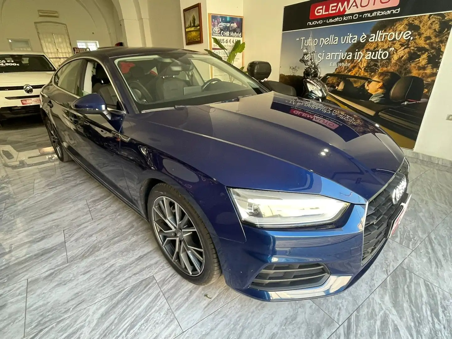 Audi A5 A5 Sportback 2.0 tdi Business Quatt 190cv s-tronic Bleu - 2