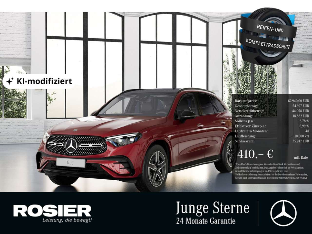 Mercedes-Benz GLC 300 — Mercedes-Benz GLC 300 de 4M AMG Sport Premium NIGHT AHK ACC