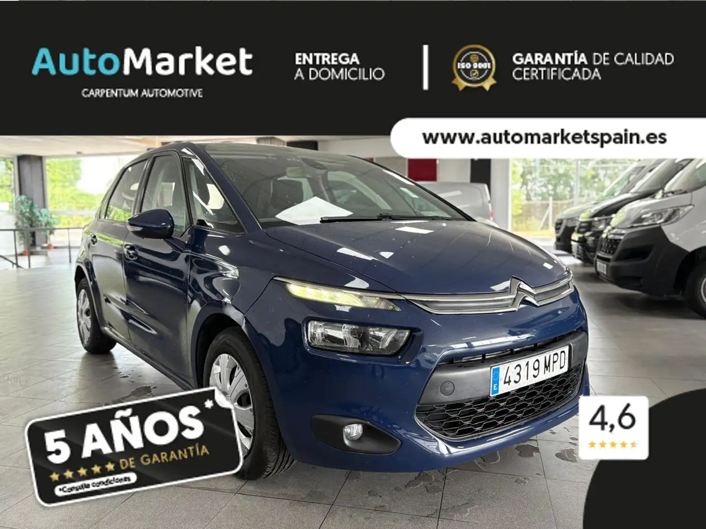 Citroen C4 Picasso Puretech 96kw (130cv) Eatg6 Bleu - 1