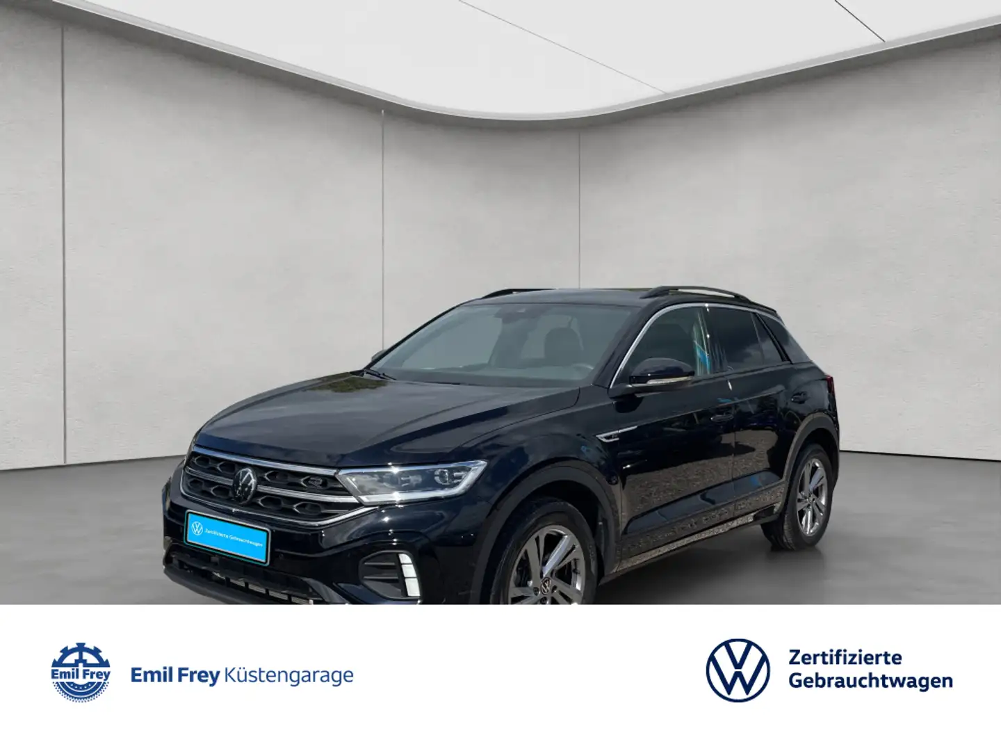 Volkswagen T-Roc R-Line 2.0 TDI DSG,AHK,EASY OPEN,NAVI-PRO, Schwarz - 1