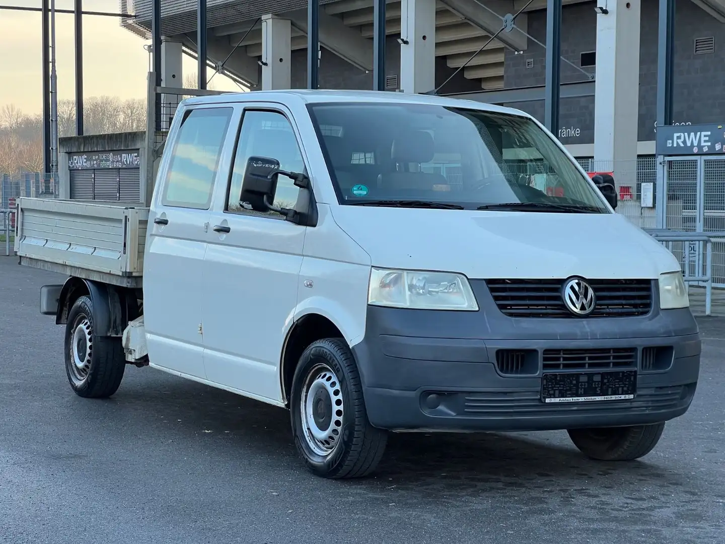 Volkswagen T5 Transporter Pritsche Doppelkabine Blanco - 1