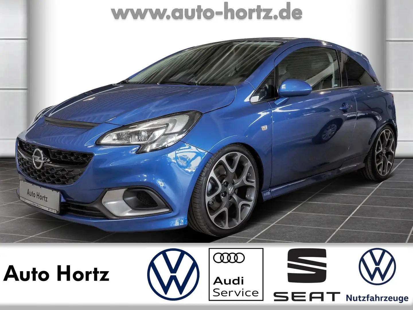 Opel Corsa E OPC 1.6 Turbo, Leder, Sportfahrwerk usw  X Blauw - 1