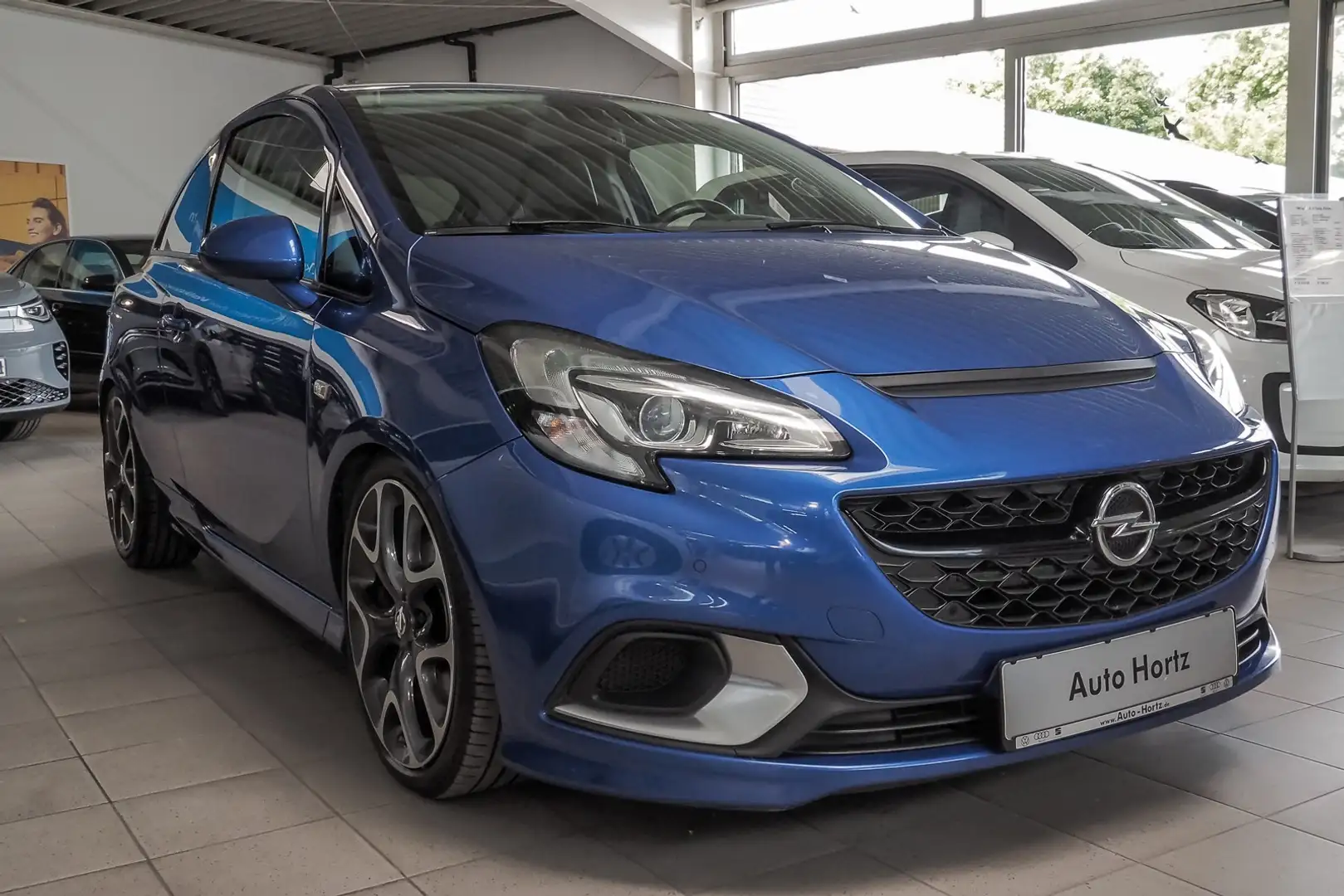 Opel Corsa E OPC 1.6 Turbo, Leder, Sportfahrwerk usw  X Blauw - 2