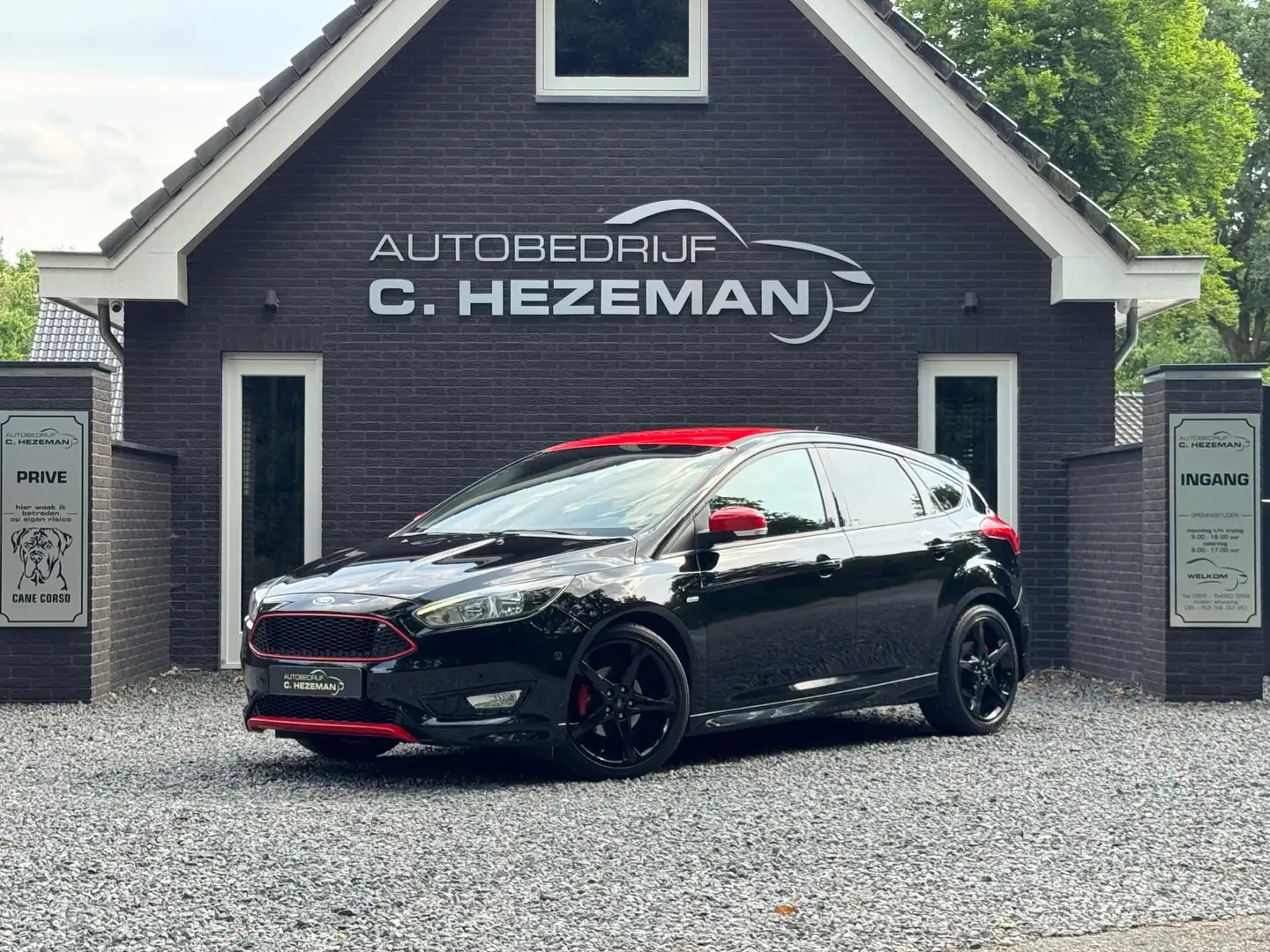 Ford Focus 1.0 125PK ST-Line BLACK/RED EDITION CRUISE NAVI UN Noir - 2