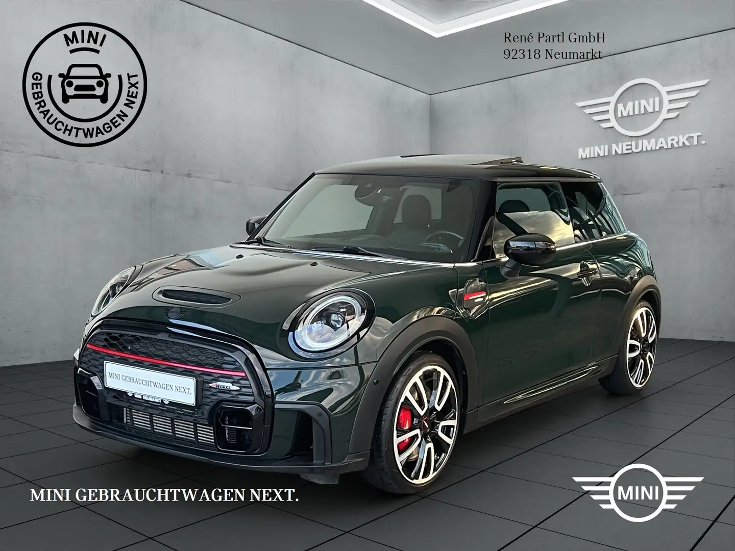 MINI John Cooper Works 3-Türer LED ACC RFK HUD Pano Grün - 1
