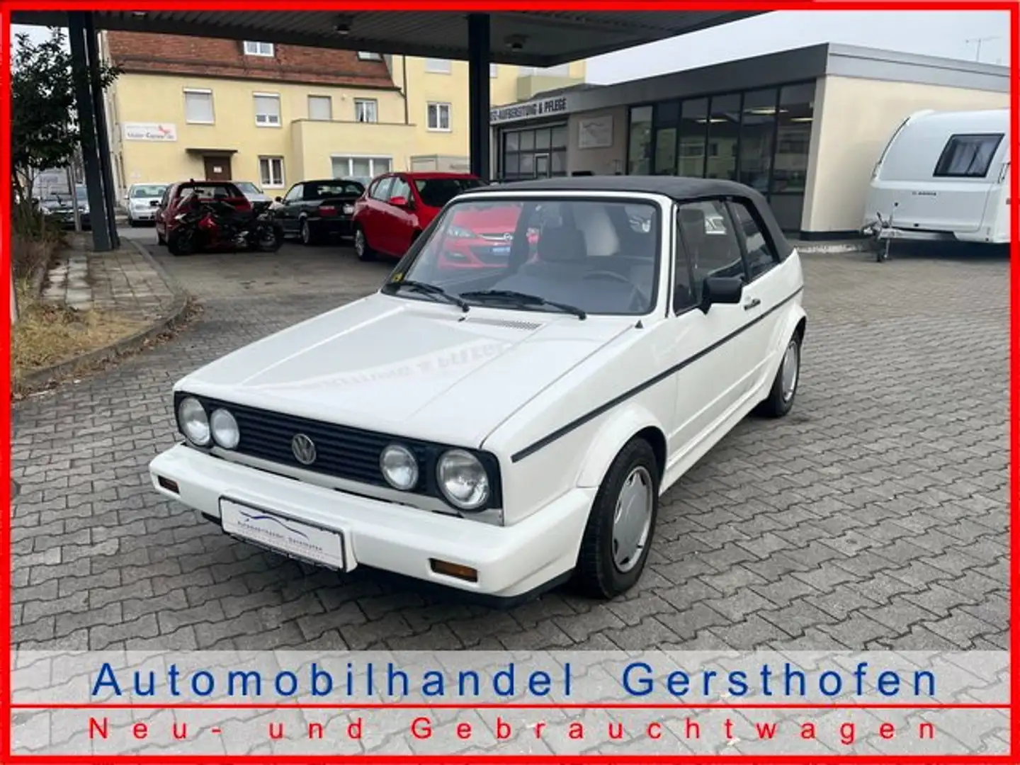 Volkswagen Golf Cabriolet H-Kennzeichen Bílá - 1