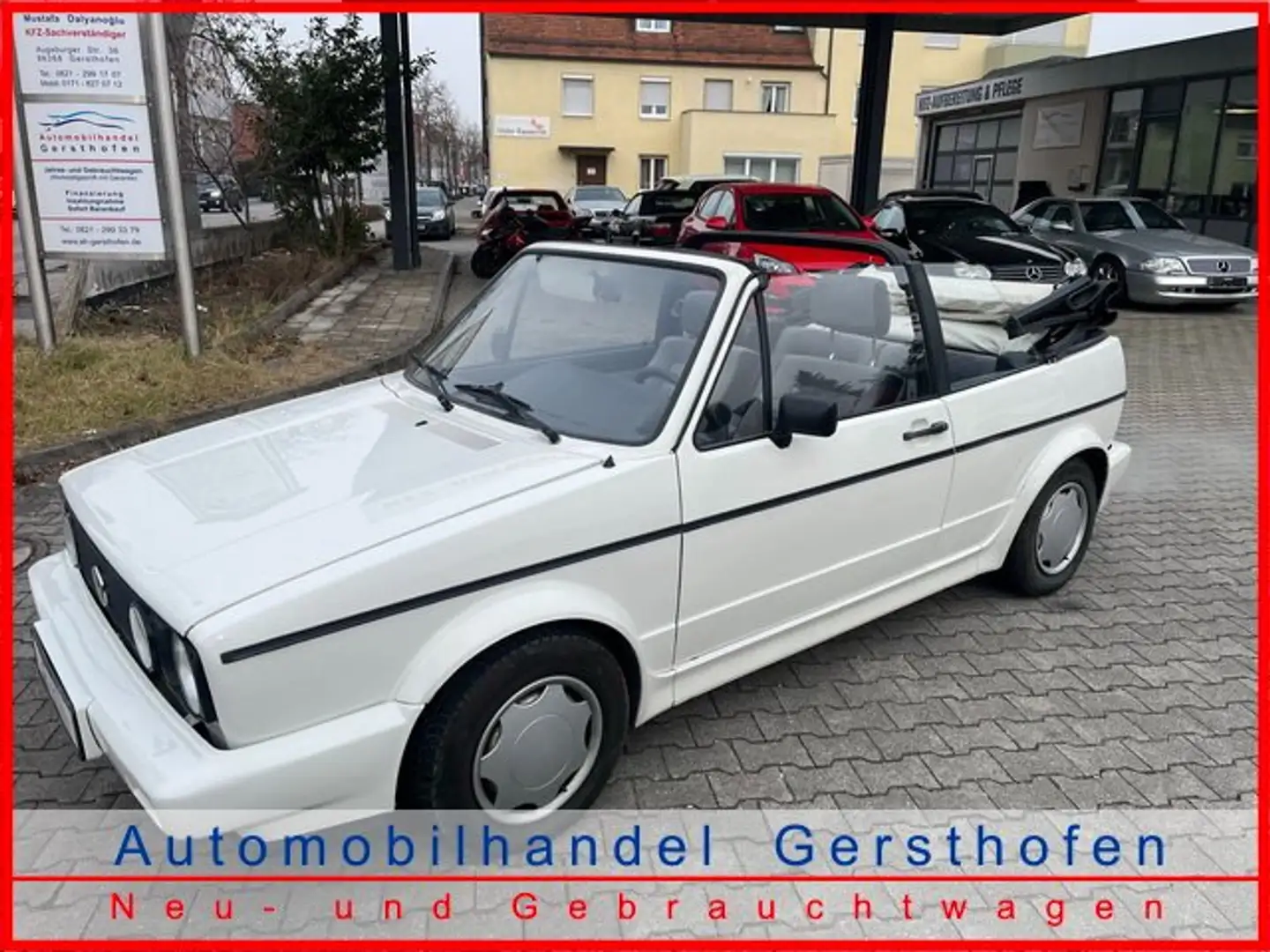 Volkswagen Golf Cabriolet H-Kennzeichen Bílá - 2