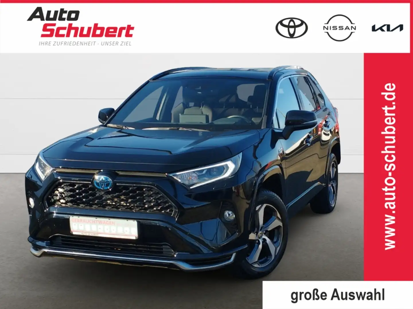Toyota RAV 4 4x4 Plug-in Hybrid Technik-Paket+Navi+Allwetter+ Schwarz - 1