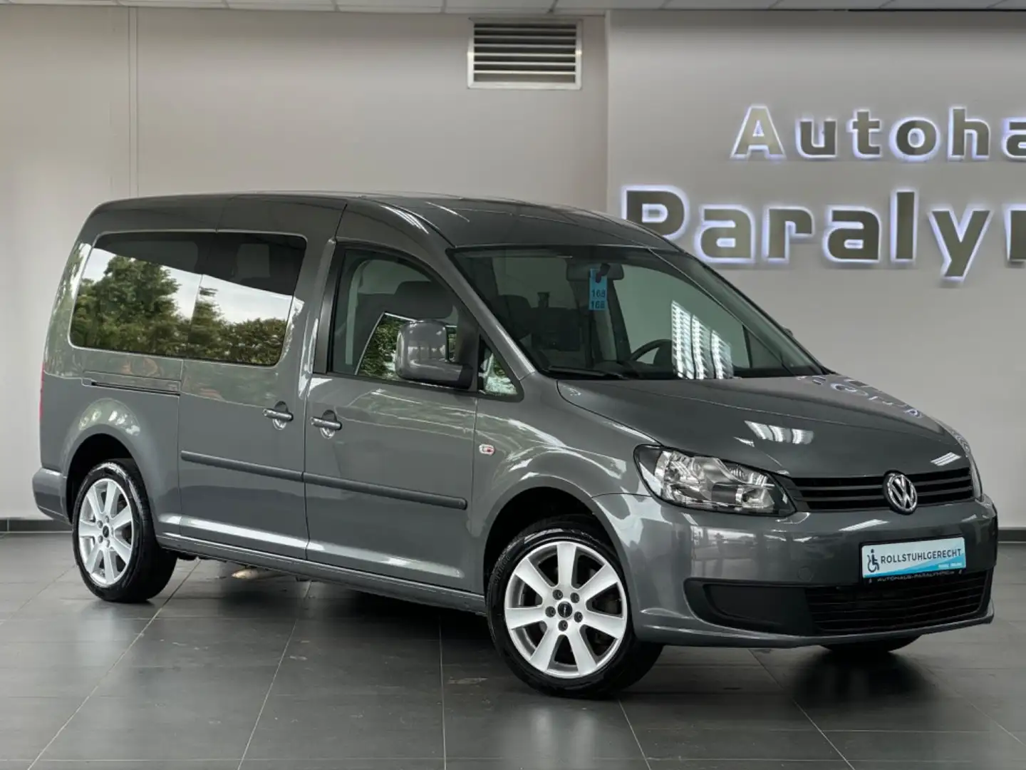 Volkswagen Caddy Maxi DSG Behindertengerecht-Rampe + Sitz Grau - 2