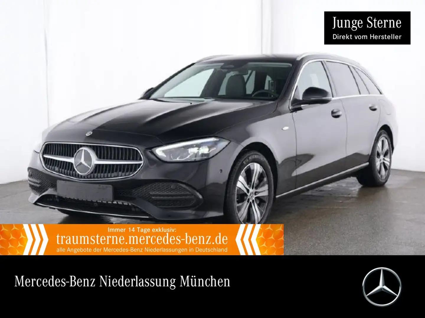 Mercedes-Benz C 300 e T AVANTG+PANO+LED+KAMERA+TOTW+KEYLESS+9G Schwarz - 1