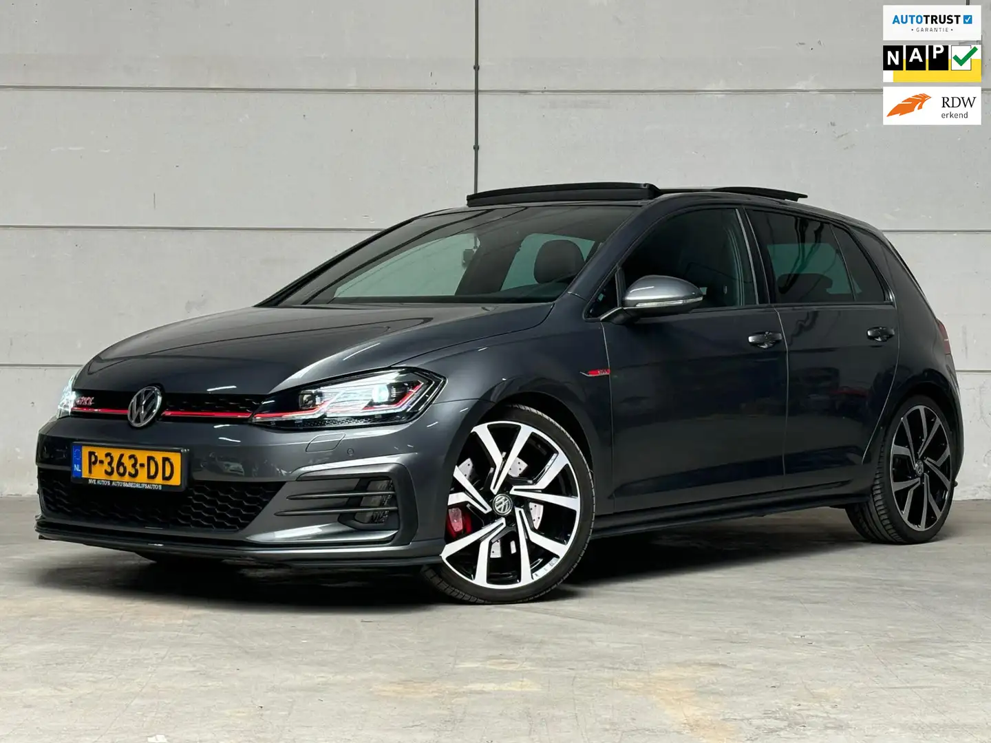 Volkswagen Golf GTI 2.0 TSI Performance - Pano - DSG - Cruise - ACC Сірий - 1