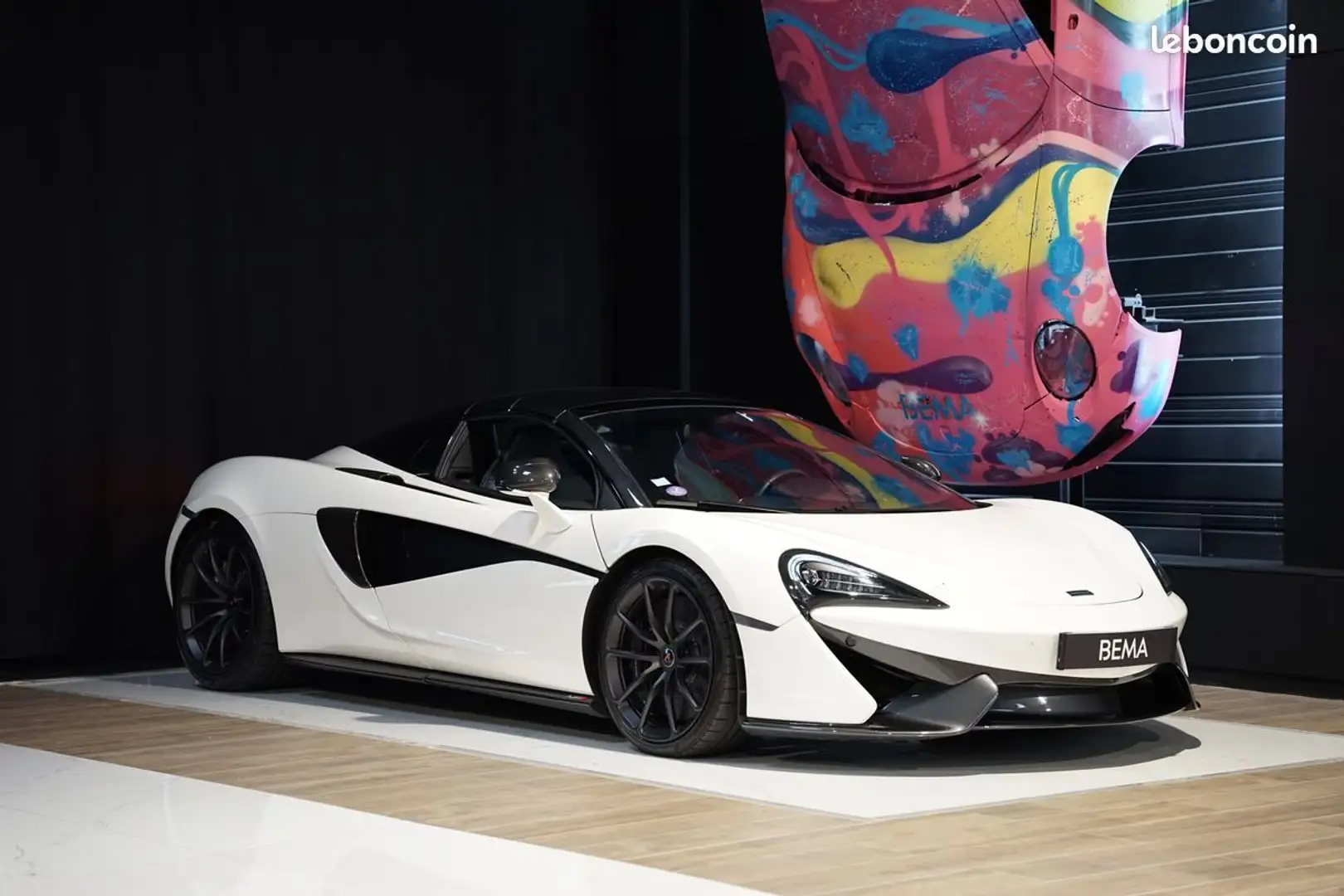 McLaren 570S SPIDER 3.8 V8 570cv | Malus payé Pearl White Bowers & Wilkins Pack Carbone Échappement Sport Lift Céramique Blanco - 1