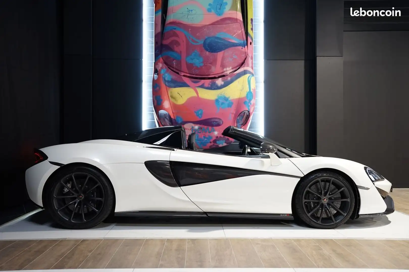 McLaren 570S SPIDER 3.8 V8 570cv | Malus payé Pearl White Bowers & Wilkins Pack Carbone Échappement Sport Lift Céramique Blanco - 2