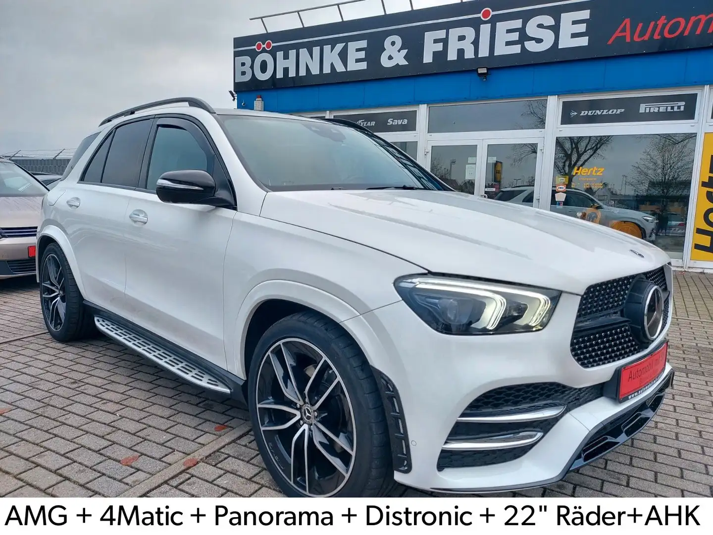 Mercedes-Benz GLE 400 d 4Matic AMG ACC KAMERA 360 AHK LED AIR Weiß - 1