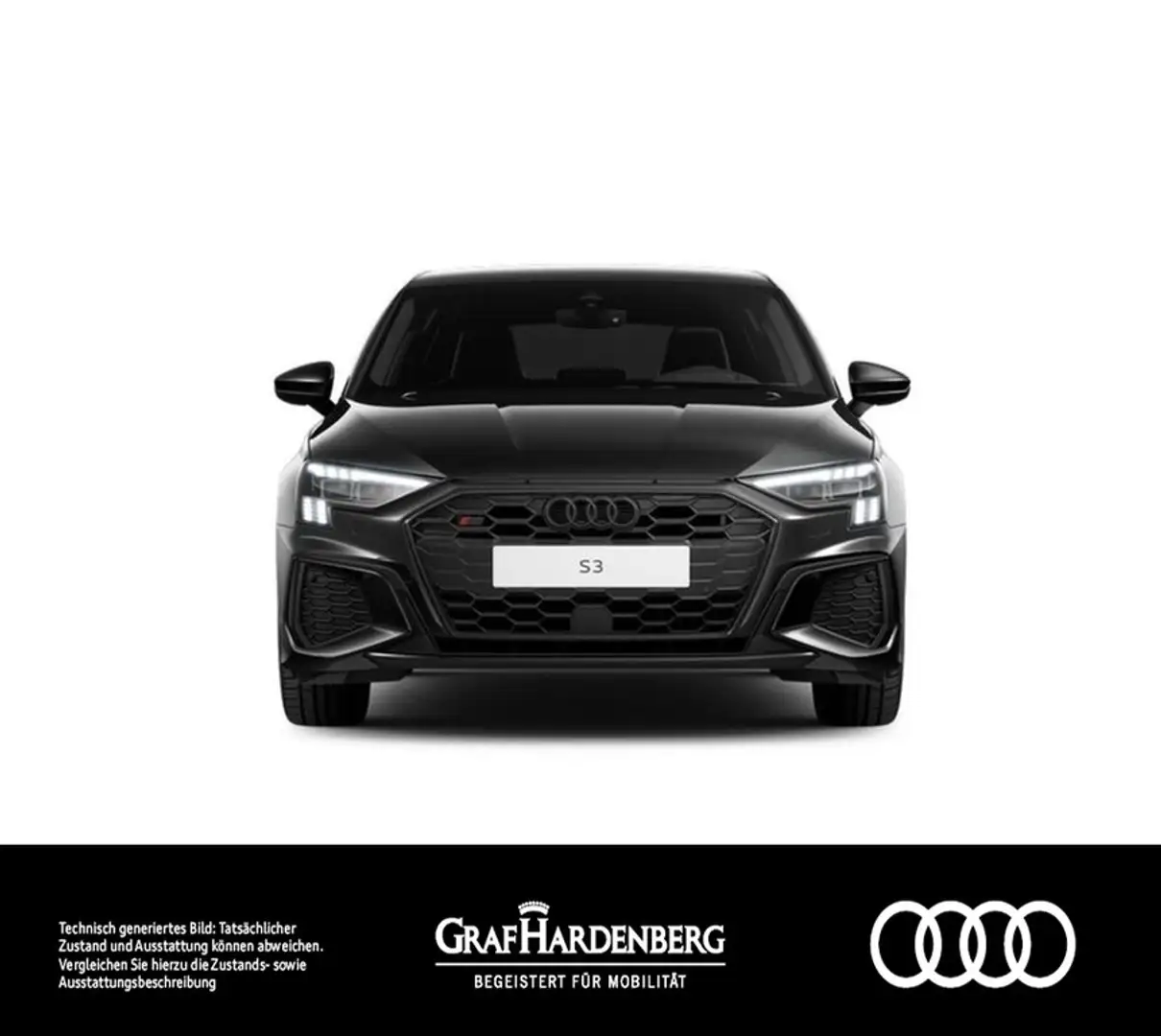 Audi S3 Sportback 2.0 TFSI quattro . LED Navi B&O HuD Negro - 2