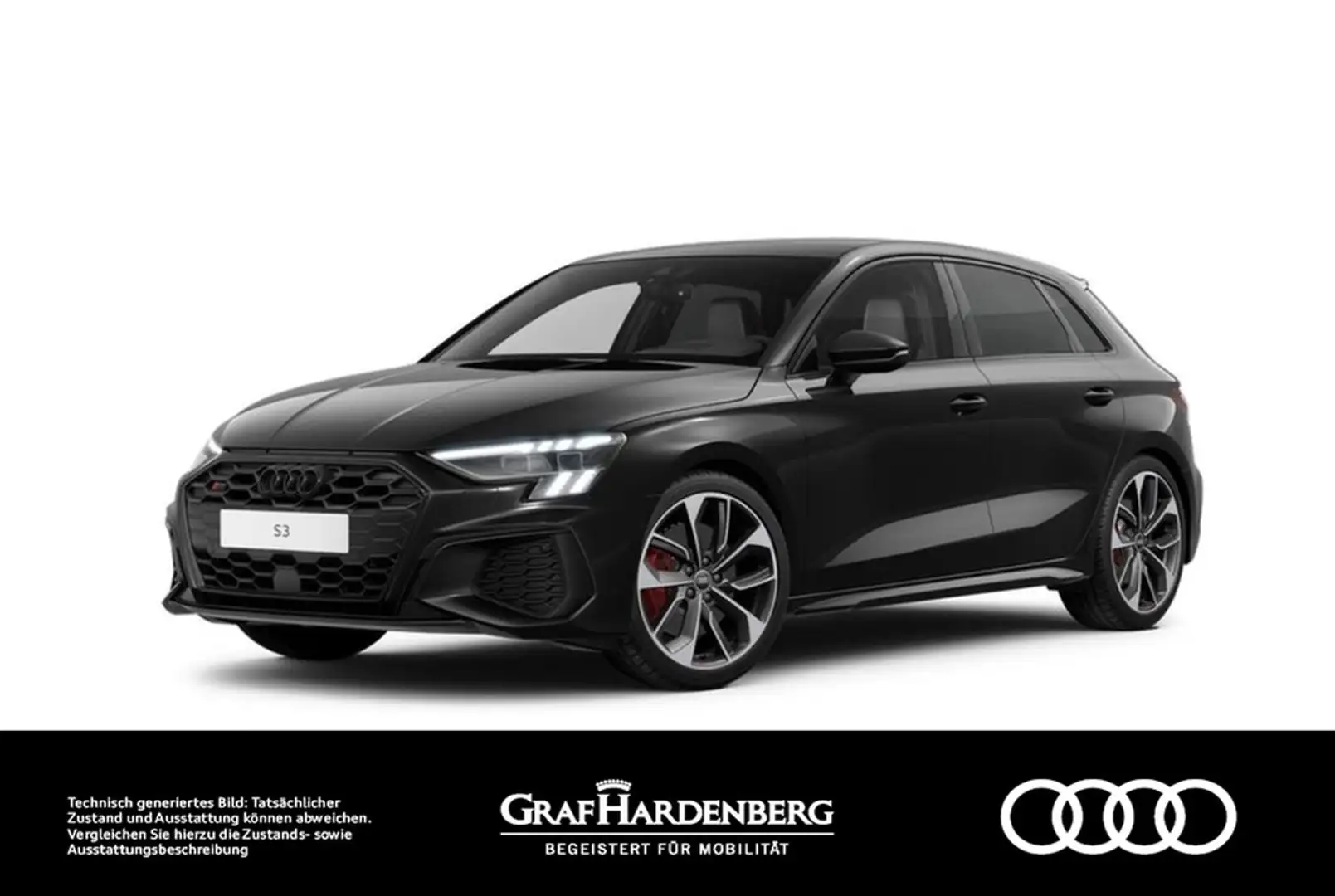 Audi S3 Sportback 2.0 TFSI quattro . LED Navi B&O HuD Negro - 1