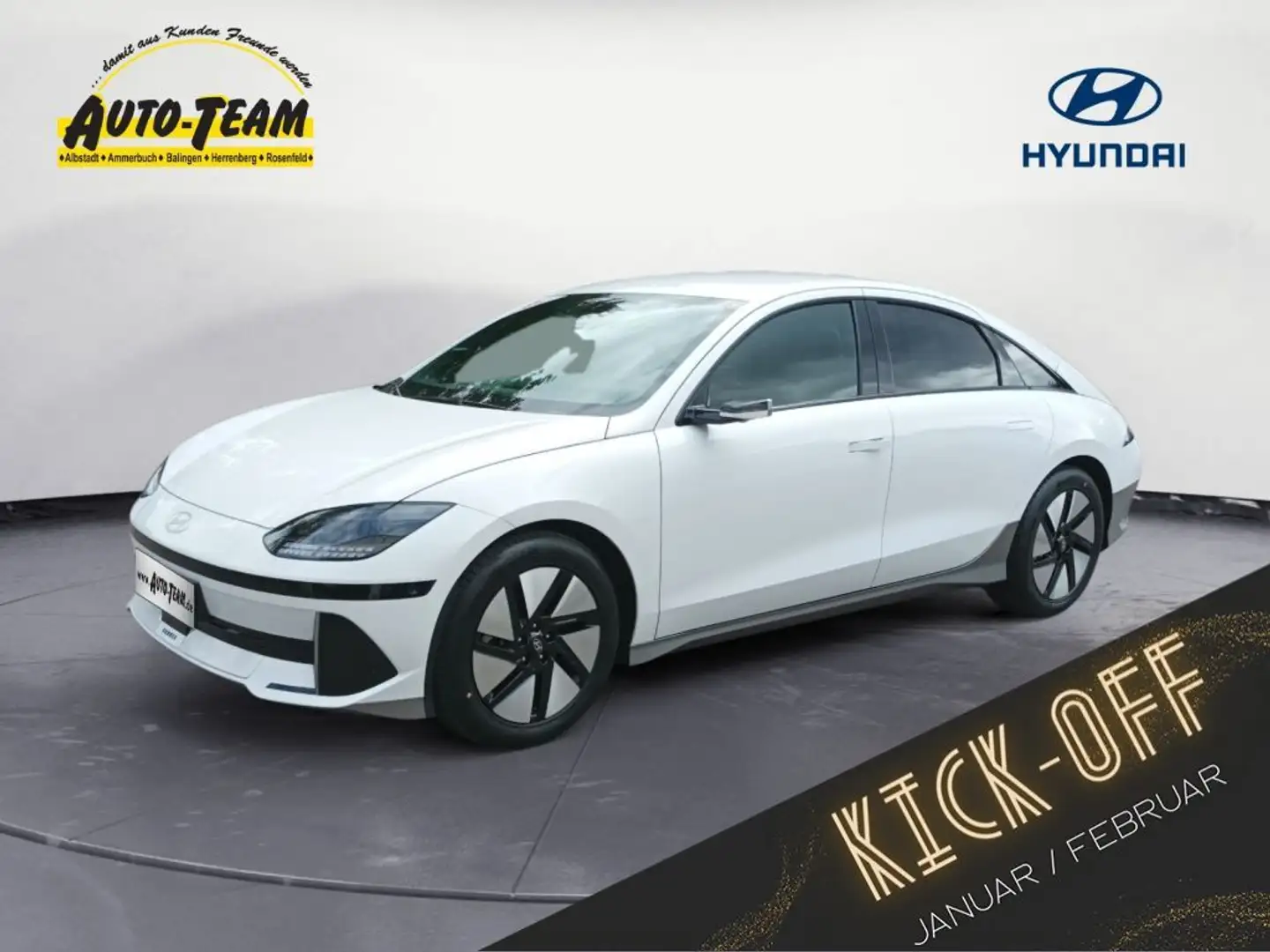 Hyundai IONIQ 6 77,4 kWh 4WD Uniq Weiß - 1