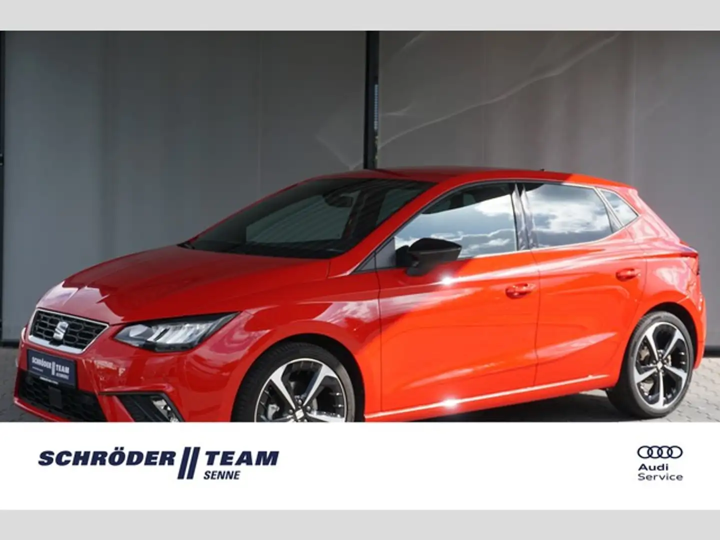 SEAT Ibiza 1.0 TSI DSG FR Kamera Keyless LED ACC PDC Rot - 1