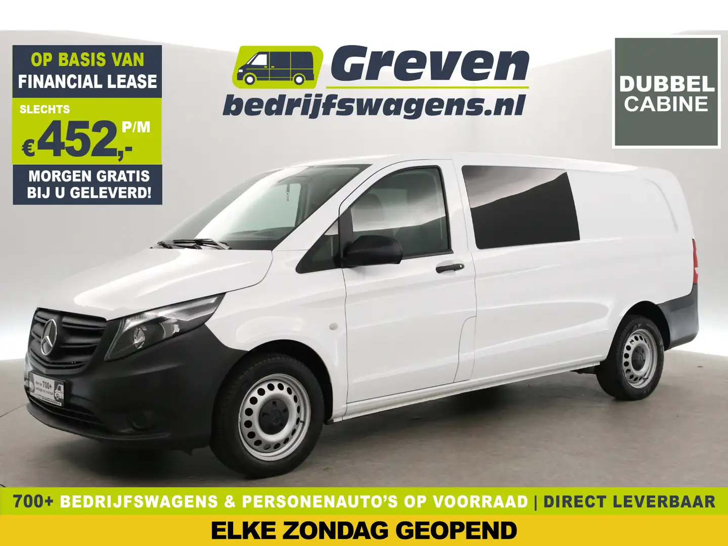Mercedes-Benz Vito 114 CDI Extra Lang | DC | 6 Pers. | Aut. | Airco | Blanc - 1