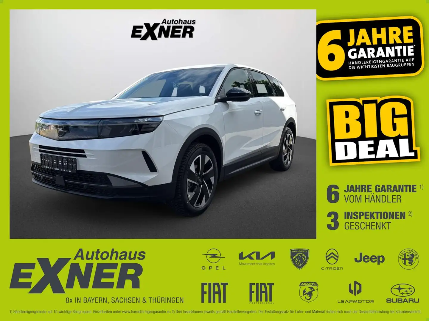 Opel Grandland Edition Sitzheizung, Rückfahrkamera Weiß - 1