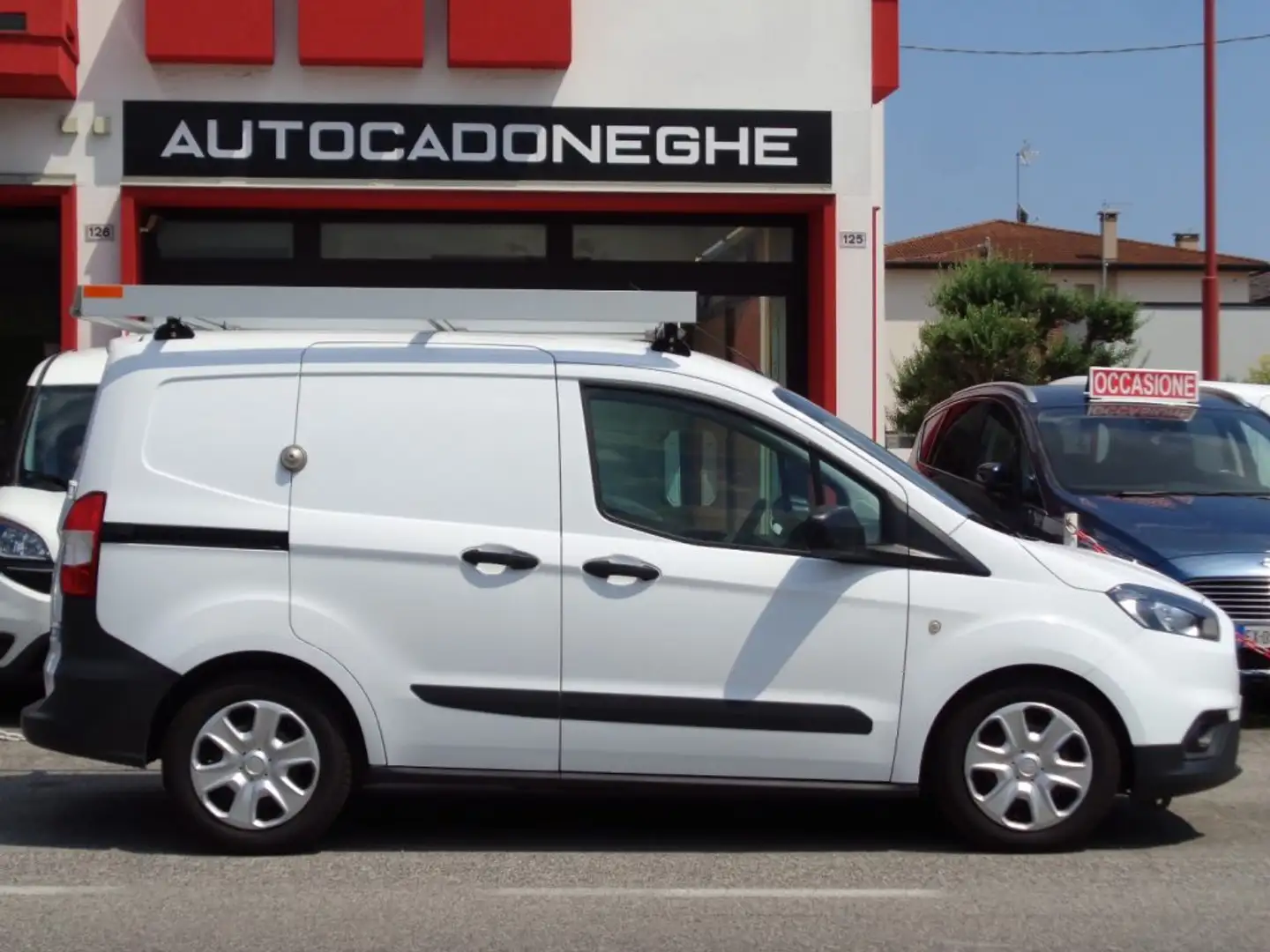 Ford Transit Courier 1.5TDCi PREZZO VALIDO FINO 14.07,km certific. FORD Blanc - 1