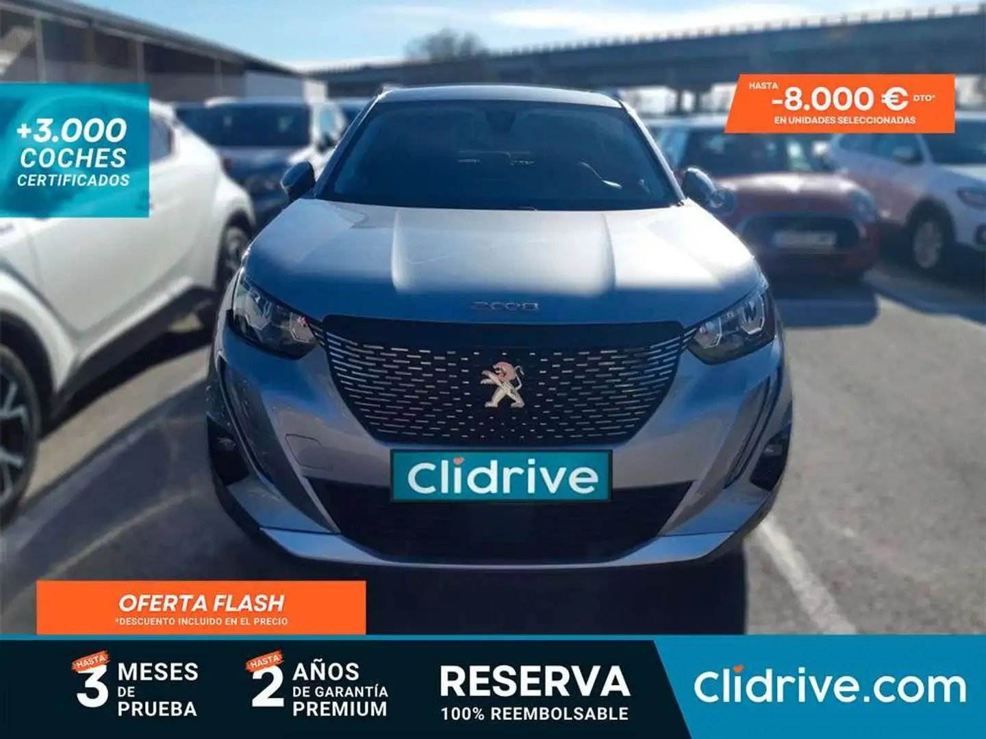 Peugeot 2008 1.6 BlueHDI S&S Allure 100 Gris - 1