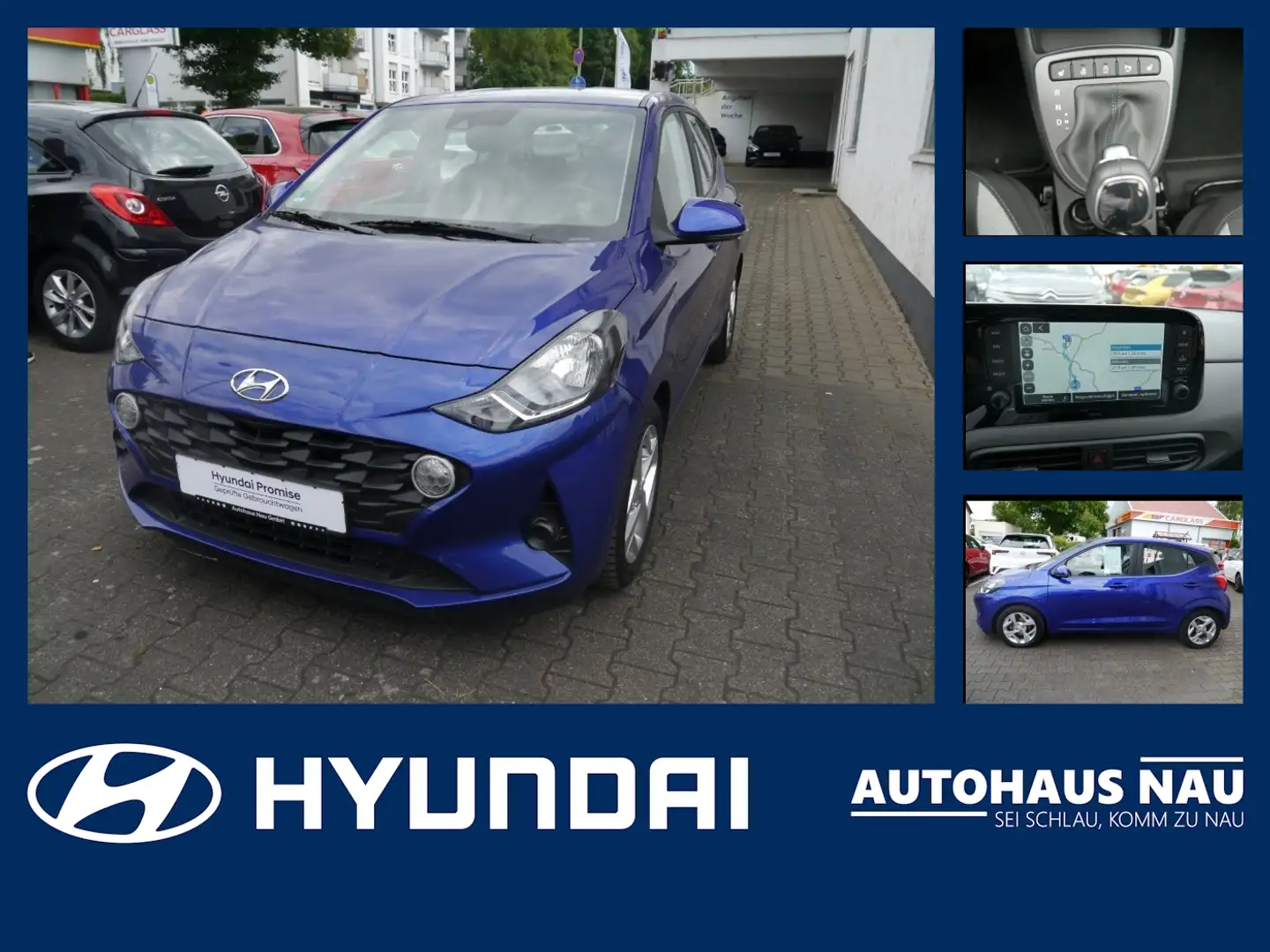 Hyundai i10 1.2 Trend BigDeal Inspektionspaket Albastru - 1