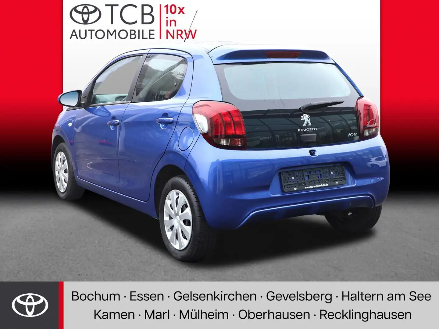Peugeot 108 1.0 VTi Active KLIMA BT ZV DAB Blau - 2