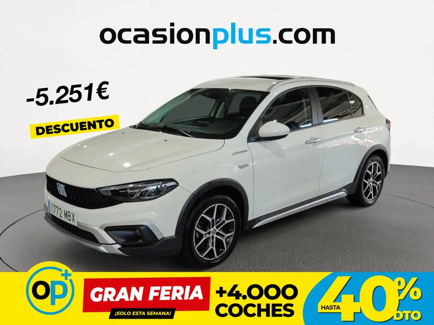 Fiat Tipo 1.5 Hybrid Cross DCT 96KW Blanco - 1