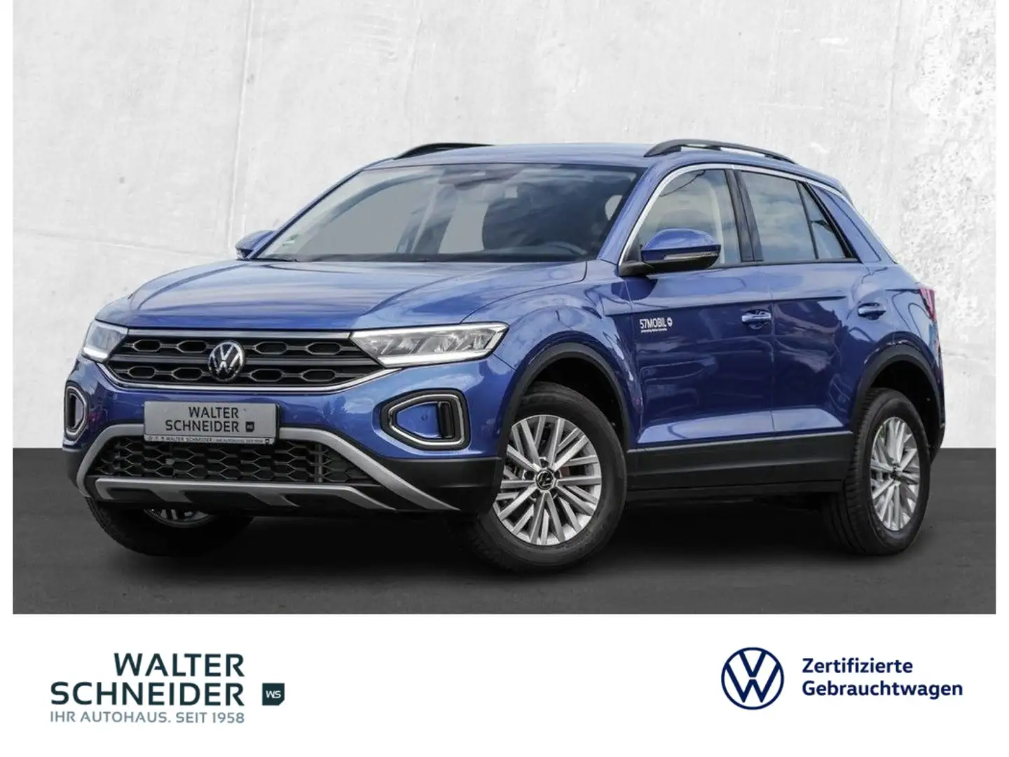 Volkswagen T-Roc 1.0 TSI Life LED App-Connect Rückfahrkamer Niebieski - 1
