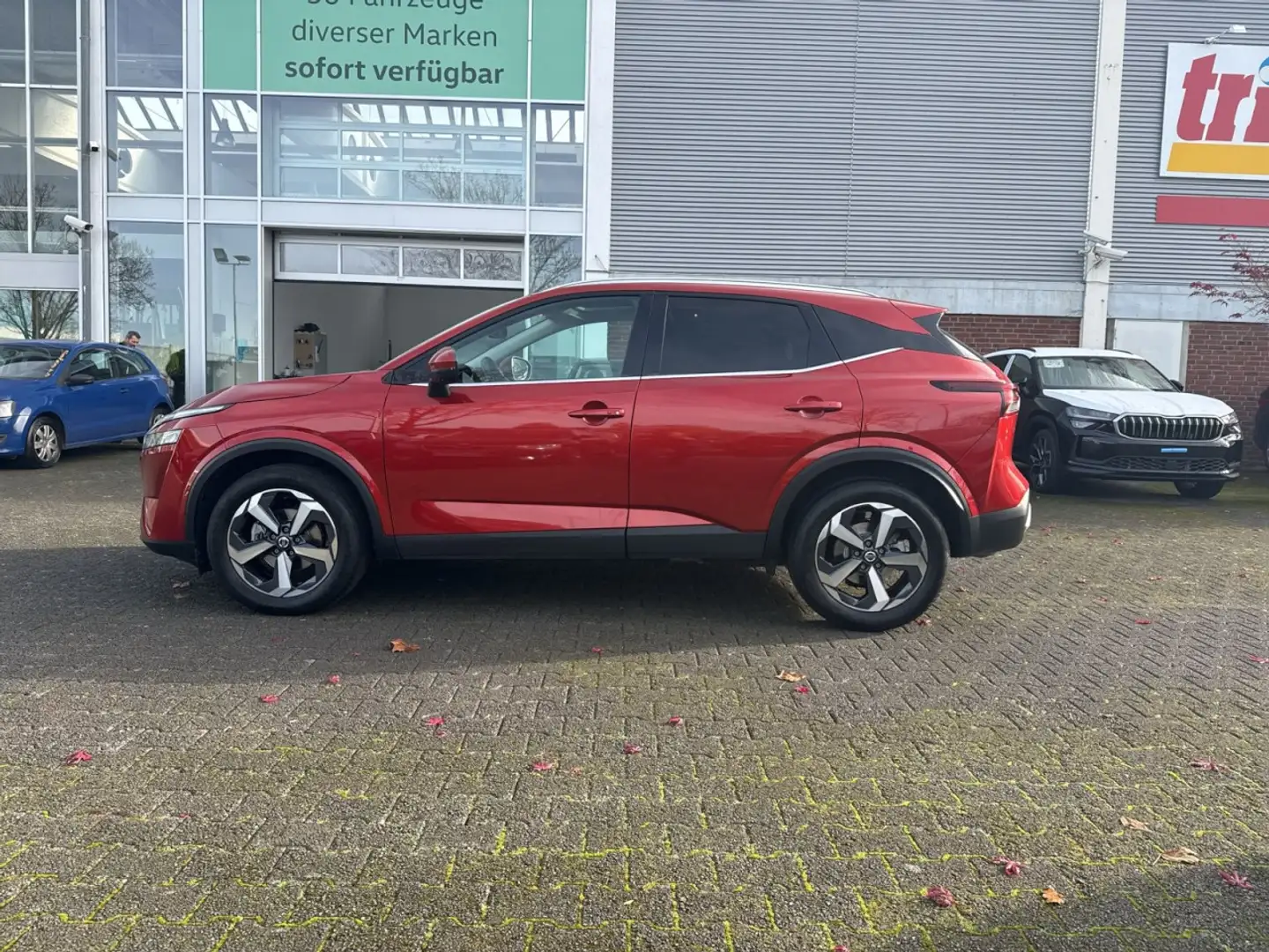 Nissan Qashqai 1.3 DIG-T N-Connecta (EURO 6d) Klima Navi Rouge - 2