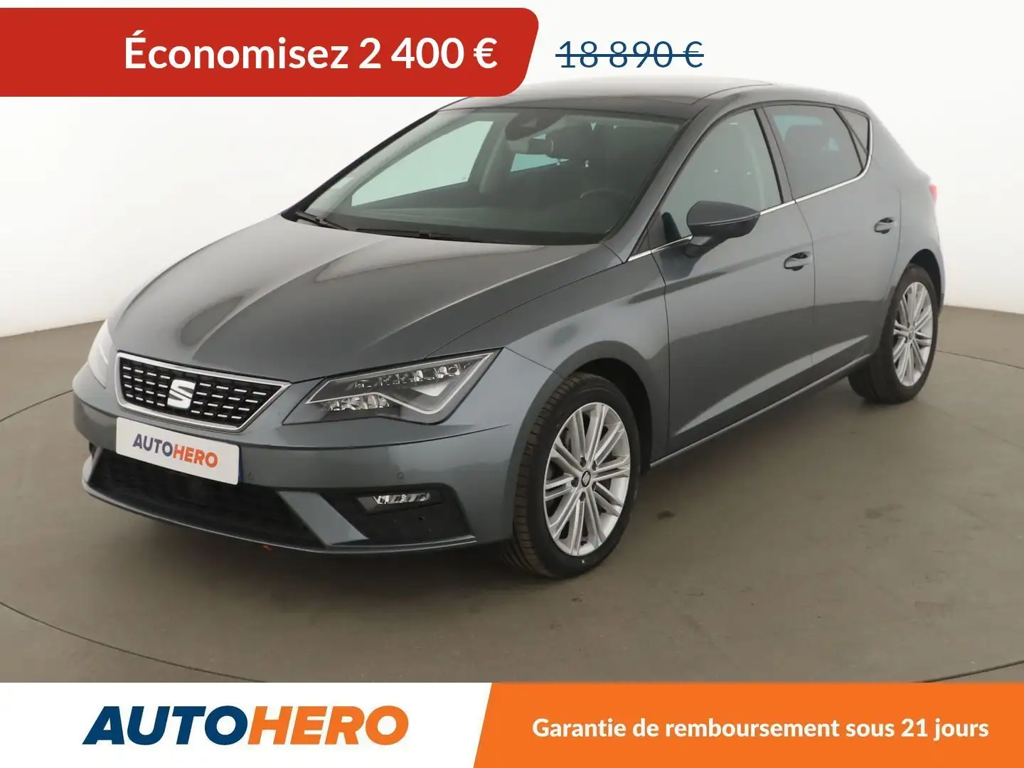SEAT Leon 2.0 TDI Xcellence DSG Gris - 1