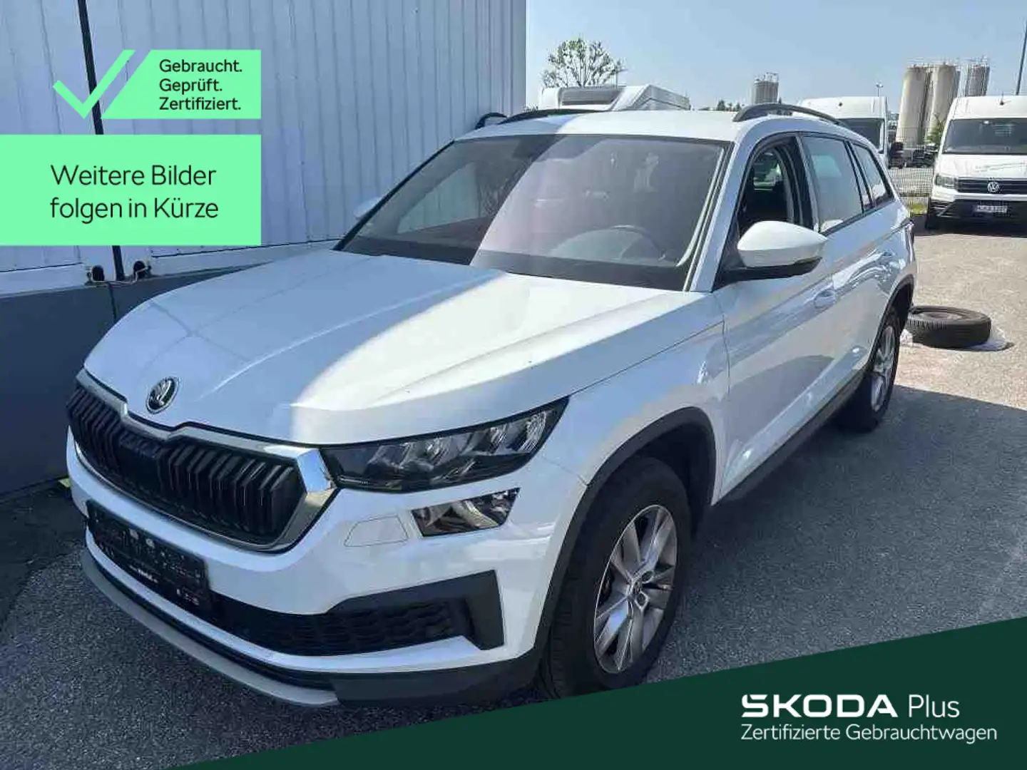 Skoda Kodiaq Ambition 2.0 TDI DSG*NAVI*360*SHZ*SideAss Weiß - 1