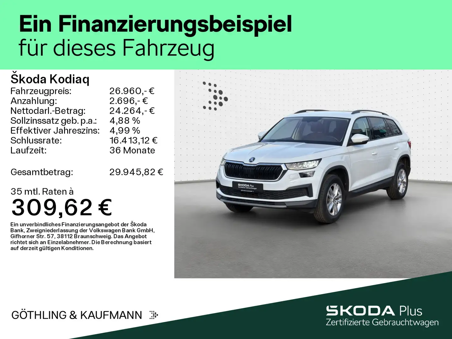 Skoda Kodiaq Ambition 2.0 TDI DSG*NAVI*360*SHZ*SideAss Blanco - 2