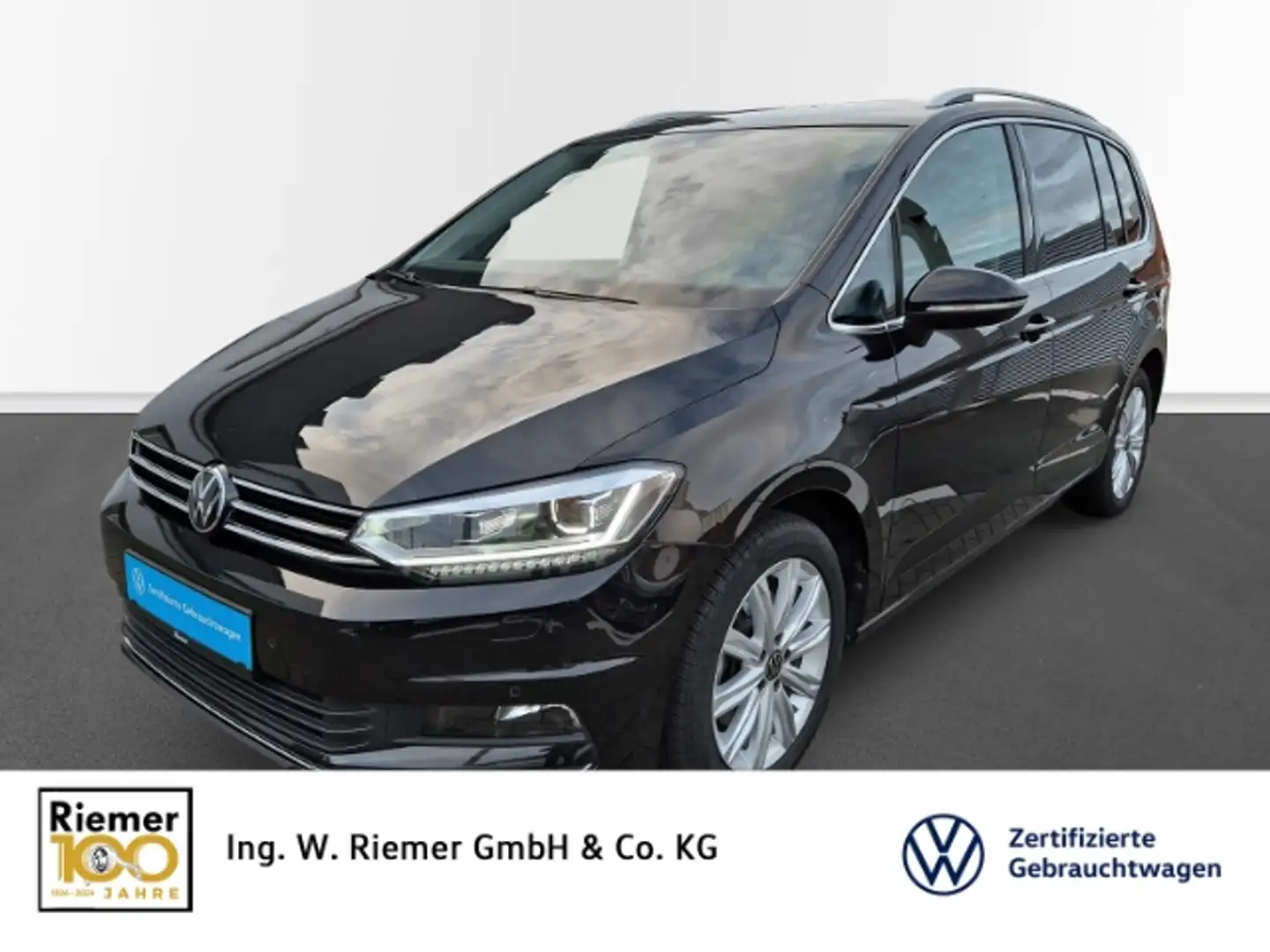 Volkswagen Touran 1.5 TSI Highline 7-Sitzer Stdhzg LED ACC Noir - 1