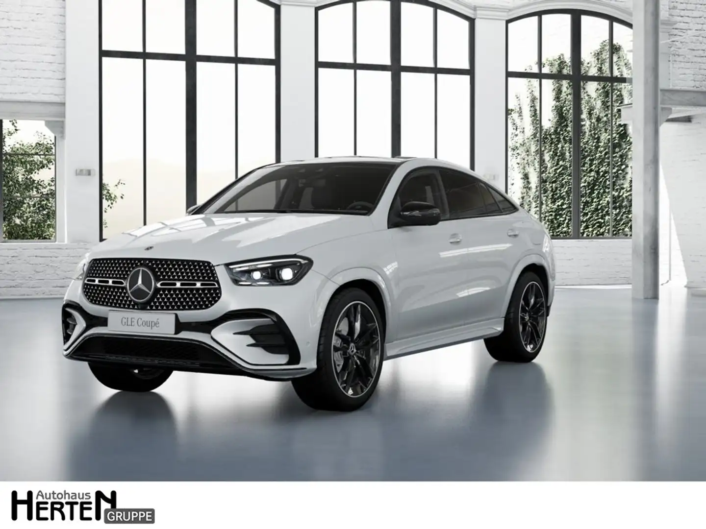 Mercedes-Benz GLE 400 e 4M Coupe+AMG PREMIUM+22"+AHK+SERVOSCH Blanc - 1