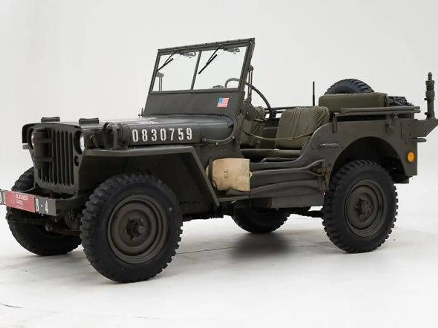 Oldtimer Willys MB CJ2A '43 CH17883 Grün - 1