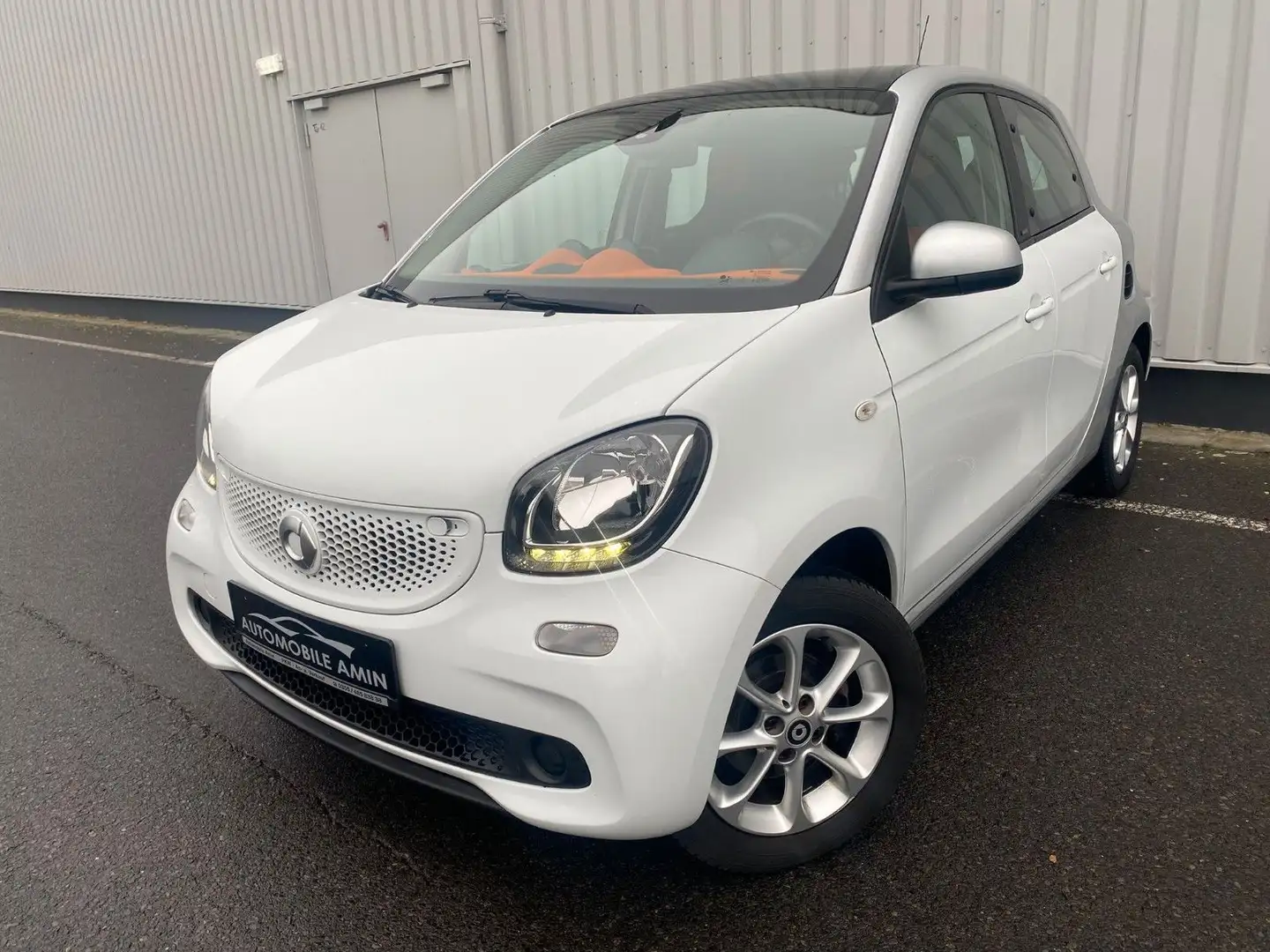 smart forFour sehr gepflegt Panoramadach TÜV/Serv.Neu Weiß - 1