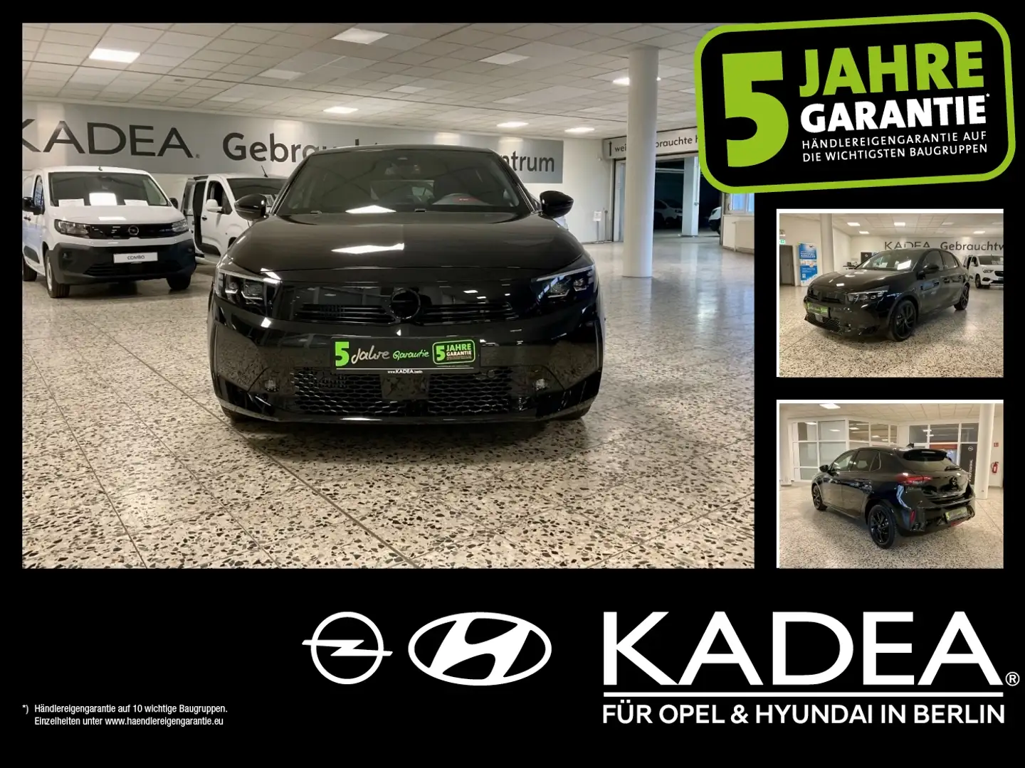 Opel Corsa F 1.2 Turbo GS LED+Navi+SHZ+Fernlichtass. Schwarz - 1