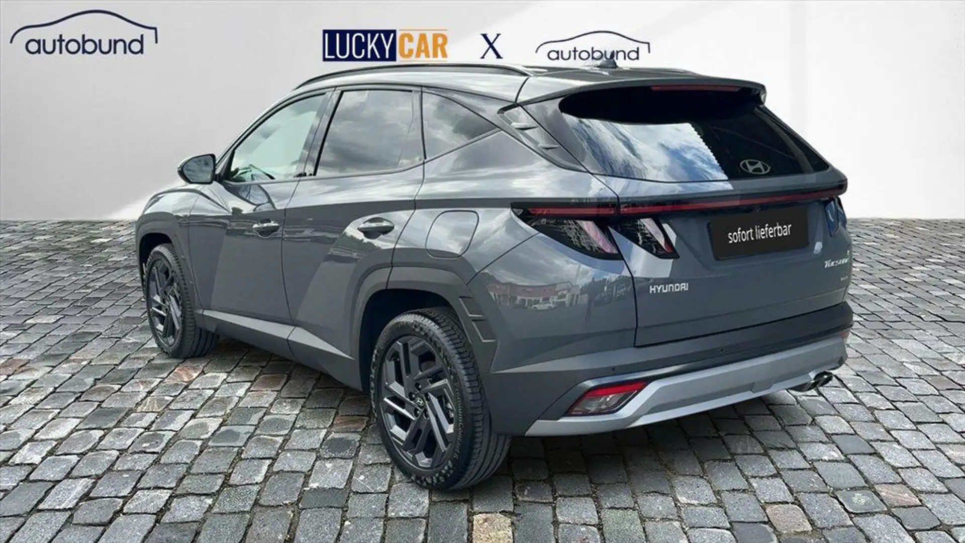 Hyundai TUCSON ANNIVERSARY IV 1,6 T-GDi (MHEV) DCT 4WD ALARM A... Grau - 2