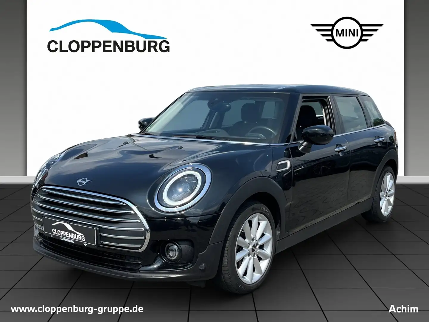 MINI Cooper Clubman DAB LED Navi Tempomat AHK Shz Zwart - 1