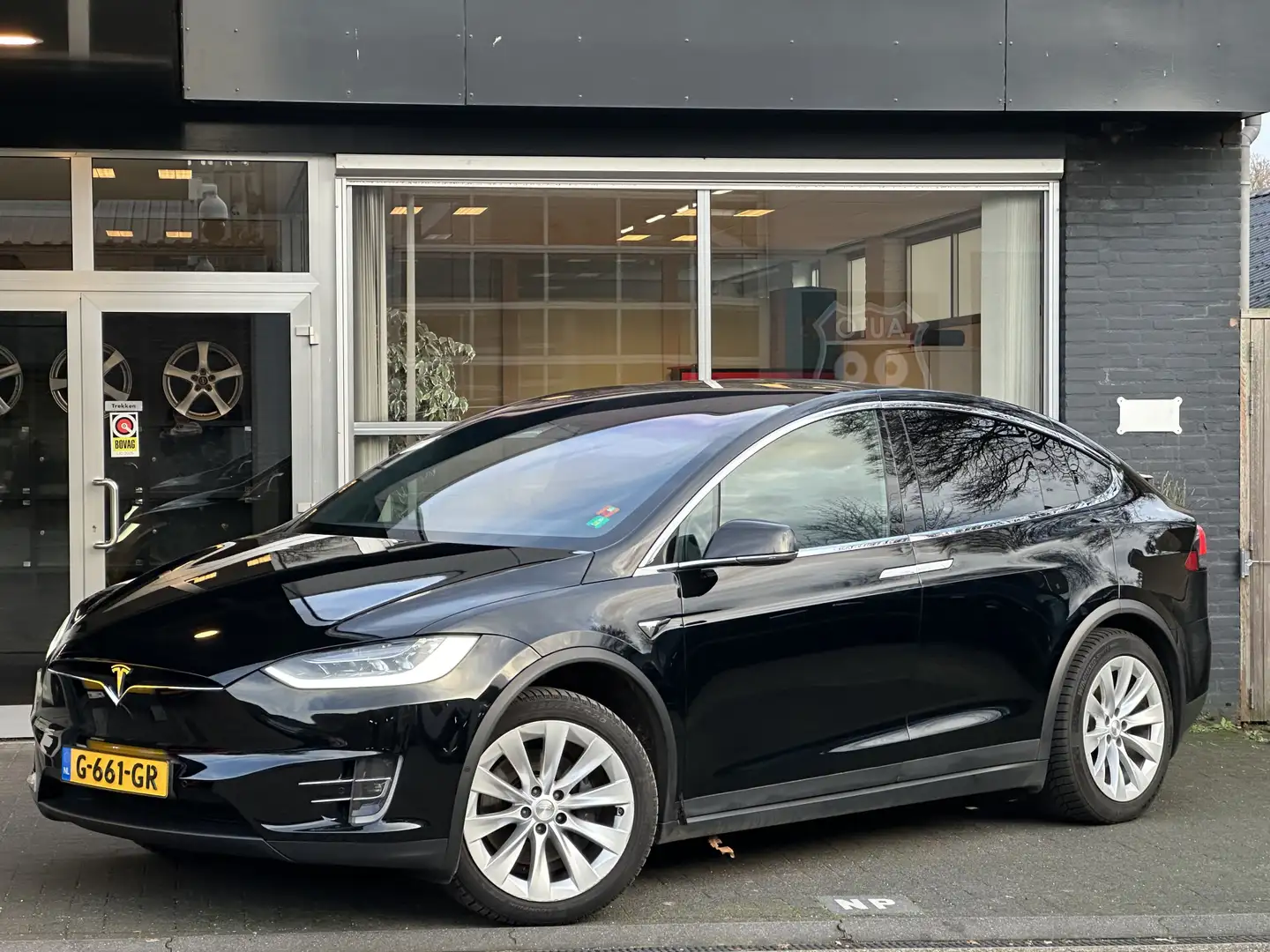 Tesla Model X 100D Long Range 7 PERSOONS AUTOPILOT / FABRIEKSGAR Zwart - 1