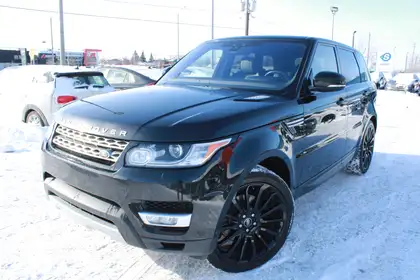Black 2017 Land Rover Range Rover Sport V6 HSE 4WD SUV / Crossover All-Wheel Drive Automatic