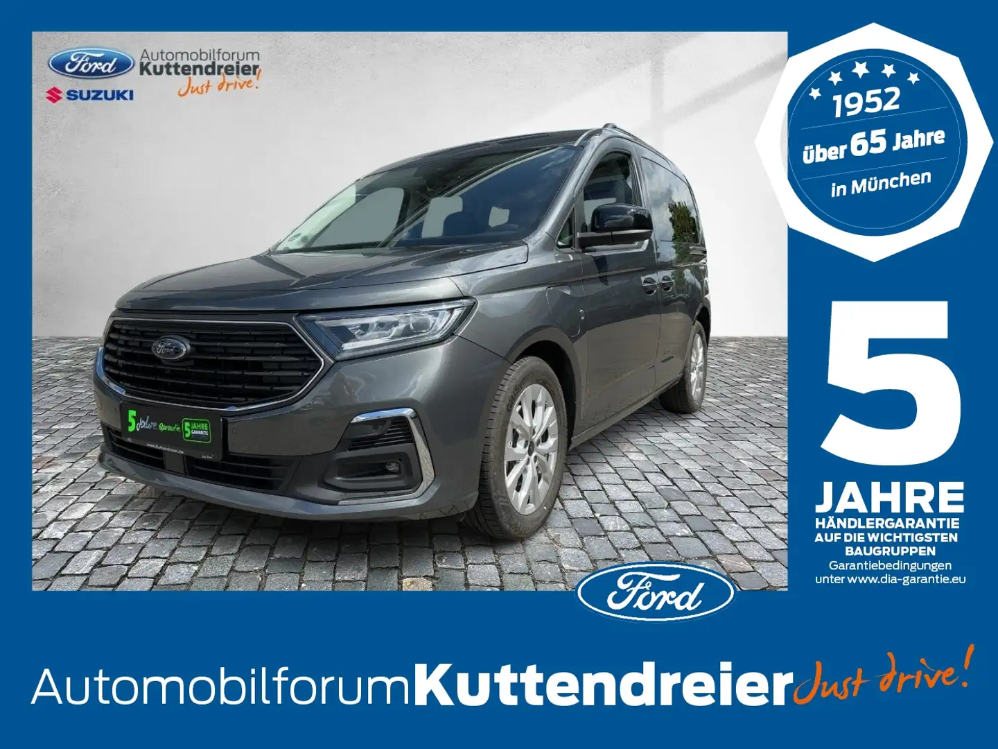 Ford Tourneo Connect 1.5 EcoBoost PHEV Titanium LED Gris - 1