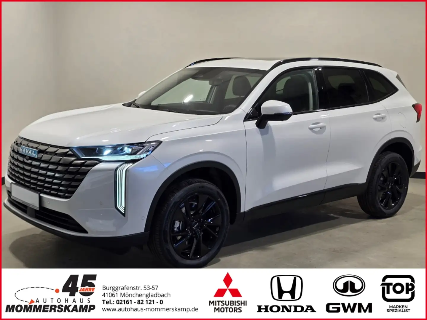 GWM HAVAL H6 Luxury HEV Leder+Automatik+HUD+PANO+dig.Cockpit+e- Weiß - 1