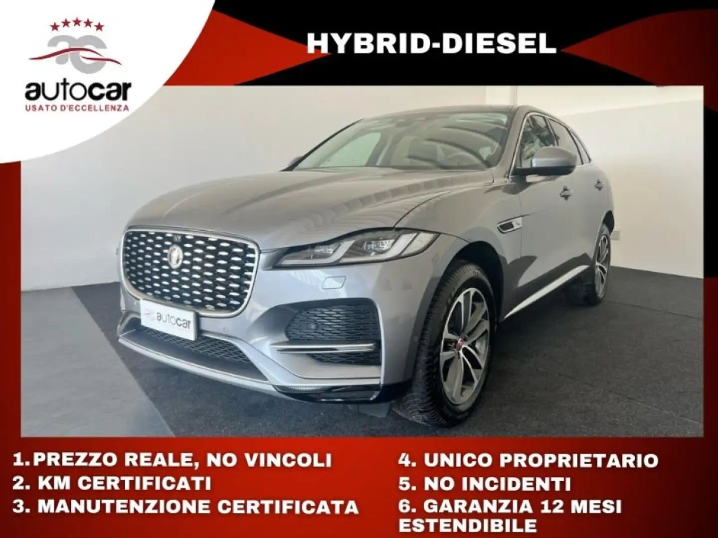 Jaguar F-Pace 2.0 D 204 CV AWD aut. S Grigio - 1
