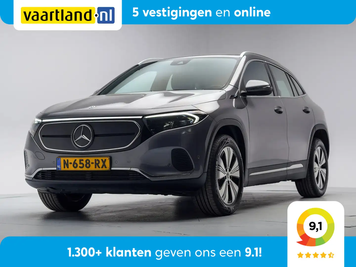 Mercedes-Benz EQA 250 Luxury 3-Fase [ Sfeerverlichting Navi Camera Half- Gris - 1