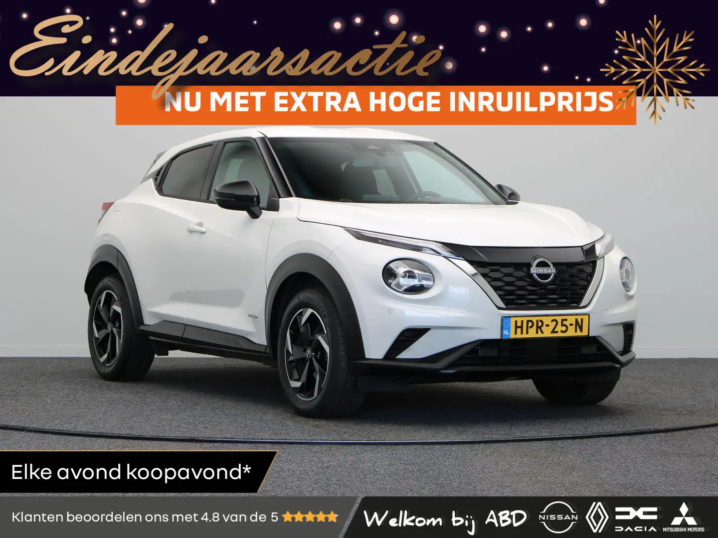 Nissan Juke 1.6 Hybrid N-Connecta | Apple Carplay/Android Auto Blanc - 1